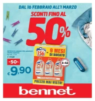 Volantino Bennet Sconti fino al 50% dal 16/02 al 1/03/2023