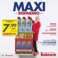 Volantino Italmark Maxi Risparmio dal 15/03 al 28/03/2023