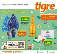 Volantino Tigre Buona Pasqua dal 30/03 al 9/04/2023