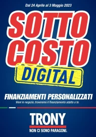 Volantino Trony Sottocosto Digital dal 24/04 al 3/05/2023
