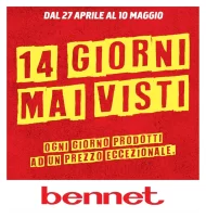 Volantino Bennet 14 Giorni Mai Visti dal 27/04 al 10/05/2023