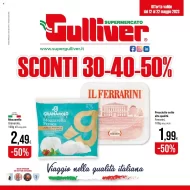 Volantino Gulliver Sconti 30% 40% 50% dal 12/05 al 22/05/2023