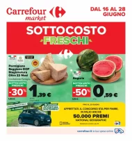 Volantino Carrefour Market Sottocosto dal 16/06 al 28/06/2023