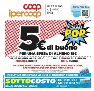 Volantino Coop/Ipercoop Prezzi Pop fino al 5/07 dal 22/06/2023