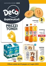 Volantino Decò Supermercati Prezzi Tondi dal 23/03 al 3/07/2023