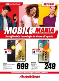 Volantino MediaWorld Mobile Mania dal 21/07 al 31/07/2023