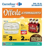 Volantino Carrefour Offerte di Ferragosto fino al 20 dal 10/08/2023