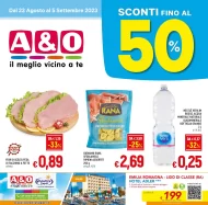 Volantino A&O Sconti fino al 50% dal 23/08 al 5/09/2023