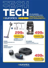 Volantino Euronics Piccoli Elettrodomestici dal 24/08 al 13/09/2023