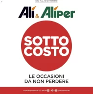 Volantino Alì & Aliper Sottocosto dal 7/09 al 16/09/2023