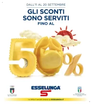Volantino Esselunga Sconti fino al 50% dall’11/09 al 20/09/2023
