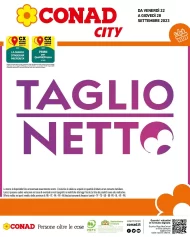 Volantino Conad City Taglio Netto dal 22/09 al 28/09/2023