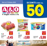 Volantino A&O Sconti fino al 50% dal 4/10 al 17/10/2023