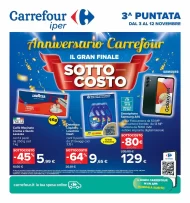 Volantino Carrefour Gran Finale Sottocosto dal 3/11 al 12/11/2023