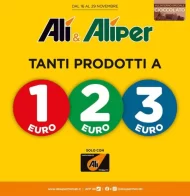 Volantino Alì e Aliper Prodotti a 1€ 2€ 3€ dal 16/11 al 29/11/2023