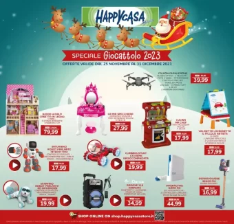 Catalogo HappyCasa Speciale Giocattolo dal 25/11 al 31/12/2023