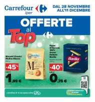 Volantino Carrefour Offerte al Top dal 28/11 all’11/12/2023