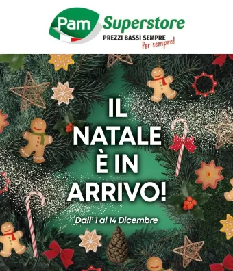 Offerte su Spumanti e Caffè nel volantino Pam Superstore online 1/12/2023: Natale in Arrivo