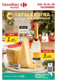 Volantino Carrefour Market Natale dal 12/12 al 26/12/2023