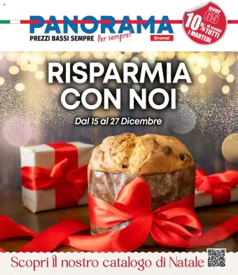 Volantino Panorama Risparmia Con Noi dal 15/12 al 27/12/2023