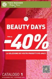 Catalogo Yves Rocher Beauty Days, sconti fino al 30/01/2024