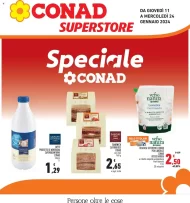 Volantino Conad Superstore Speciale fino al 24/01 dall’11/01/2024