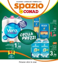 Spazio Conad Anteprima Volantino Crolla Prezzi dal 1 al 7/02/2024