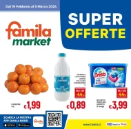 Famila Market Super Offerte nel Volantino dal 19/02 al 5/03/2024