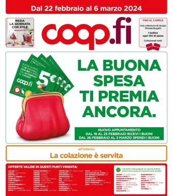 Coop.fi Toscana offerte sul Volantino dal 22/02 al 6/03/2024