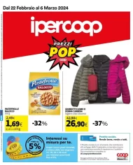 Ipercoop Puglia Volantino Prezzi Pop dal 22/02 al 6/03/2024