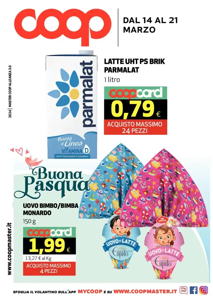 Offerte Coop Alleanza attivo Calabria: Volantino dal 14/03 al 21/03/2024