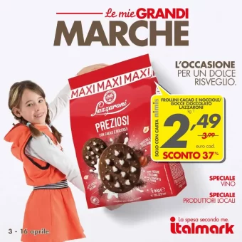 Volantino Italmark Le Mie Grandi Marche dal 3/04 al 16/04/2024