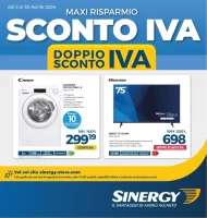 Volantino Sinergy Sconto Iva dal 5/04 al 30/04/2024