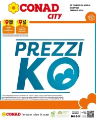 Volantino Conad City Prezzi KO fino al 2/05 dal 26/04/2024