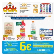 Volantino Dok Supermercati Convenienza fino al 24 dal 15/05/2024