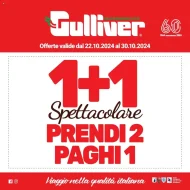 Volantino Gulliver Prendi 2 Paghi 1 dal 22 al 30/10/2024