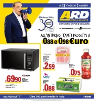 Volantino ARD Discount Offerte a 0.88€ e 0.98€ dal 24/10/2024