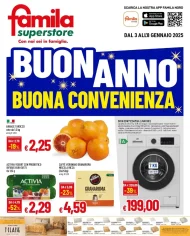 Volantino Famila Superstore Buon Anno dal 3 all’8/01/2025