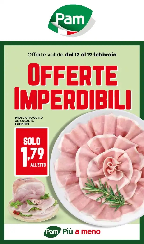 Volantino Pam Offerte Imperdibili dal 13 al 19/02/2025