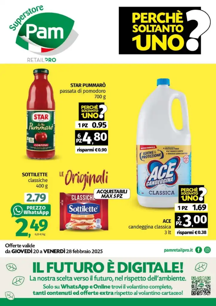 Volantino Pam Superstore Offerte dal 20 al 28/02/2025