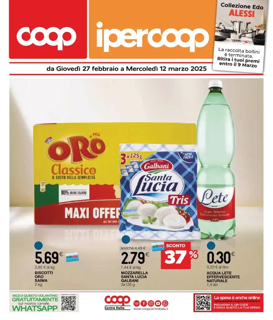 Volantino Coop Centro Italia Offerte dal 27/02 al 12/03/2025