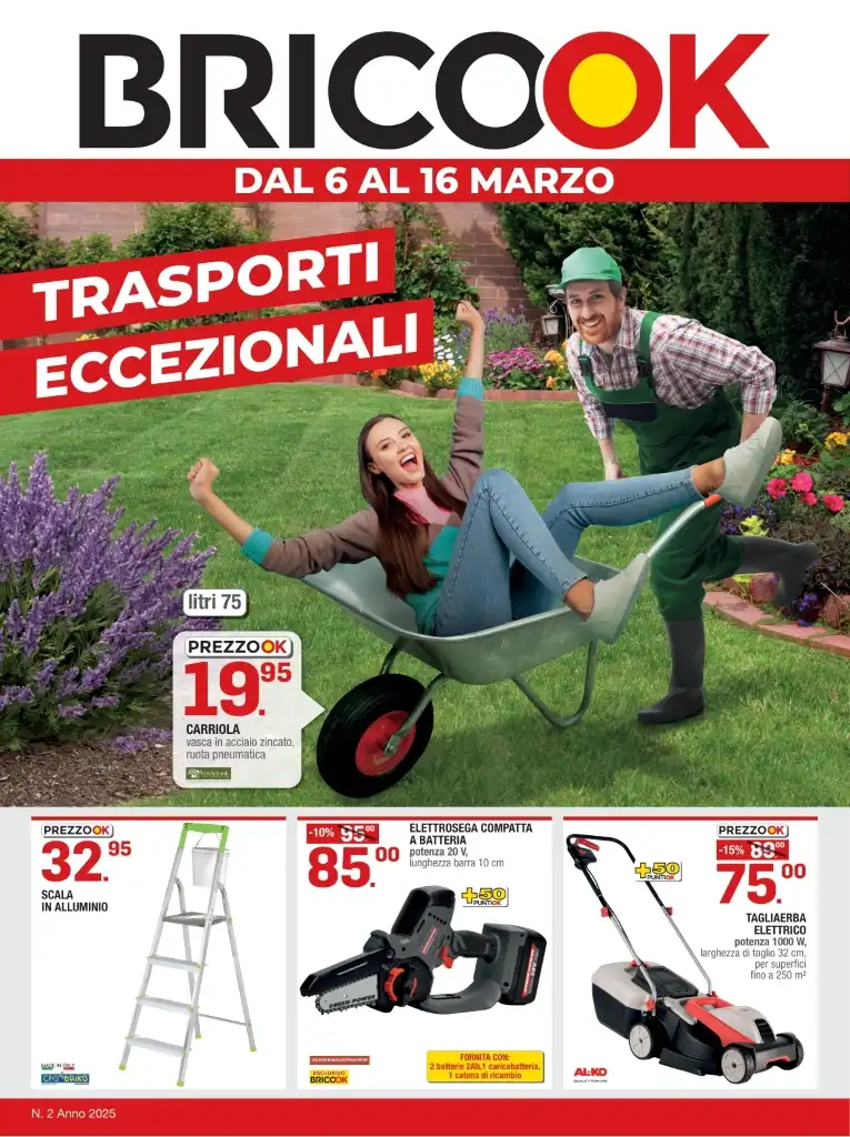 Volantino Brico OK Trasporti Eccezionali dal 6 al 16/03/2025