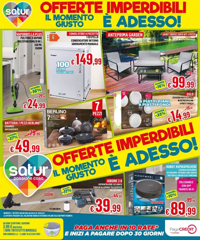 Volantino Satur Offerte Imperdibili dal 4/03 al 3/04/2025