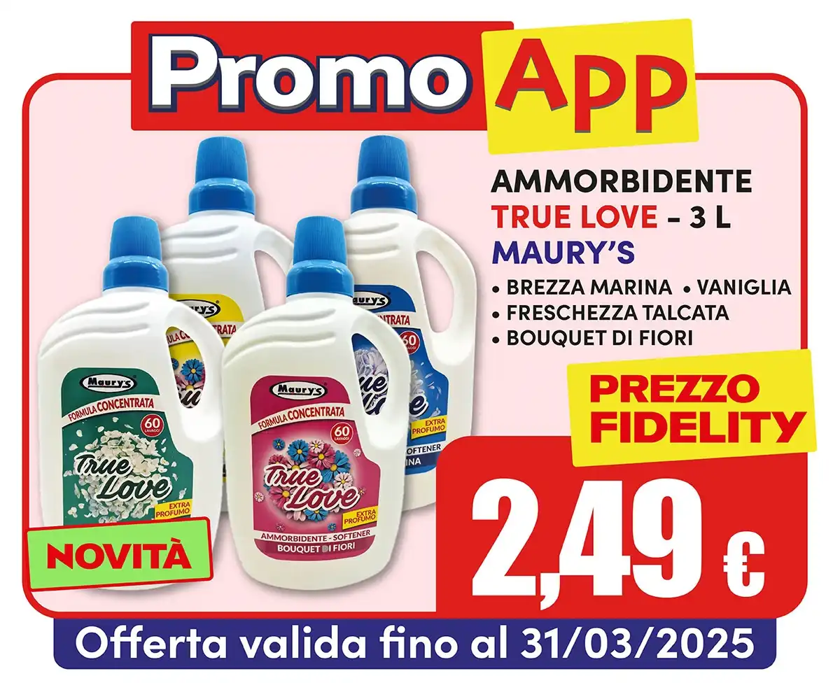 Maury’s Promo App: offerte volantino fino al 31/03/2025