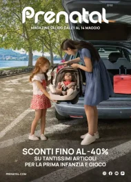 Volantino Prenatal Sconti fino al 40% dal 1 al 14/05/2025