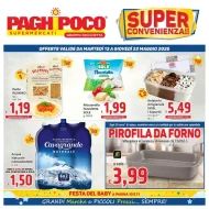 Volantino Paghi Poco Super Convenienza dal 13 al 22/05/2025