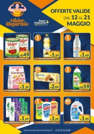 Volantino Mister Risparmio Sottocosto dal 12 al 21/05/2025