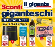 Volantino Il Gigante Sconti Giganteschi dal 15 al 28/05/2025