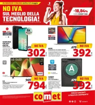 Volantino Comet No Iva dall’8 al 21/05/2025