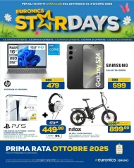 Volantino Euronics Bruno Star Days dal 22/05 al 4/06/2025